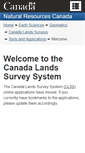 Mobile Screenshot of clss.nrcan.gc.ca