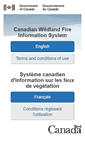 Mobile Screenshot of maps.nofc.cfs.nrcan.gc.ca