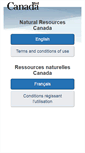 Mobile Screenshot of nrcan.gc.ca