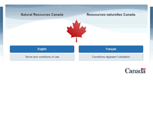 Tablet Screenshot of nrcan.gc.ca