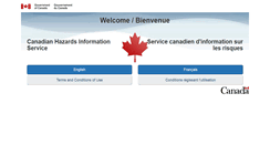 Desktop Screenshot of chis.nrcan.gc.ca
