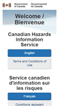 Mobile Screenshot of chis.nrcan.gc.ca
